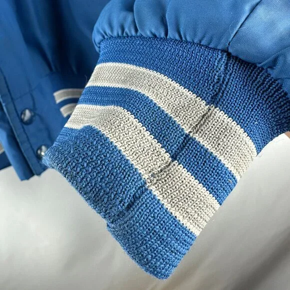 Vintage 90's Chalkline NFL Seattle Seahawks Satin Style Varsity Jacket - Picture 6 of 16